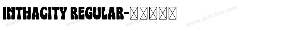 Inthacity Regular字体转换
